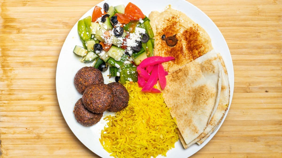 Falafel Donair Plate