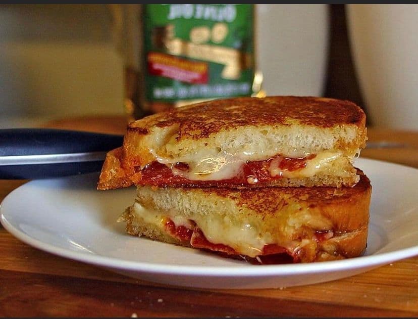 Grown Up Grilled Cheese Sandwich with Bacon