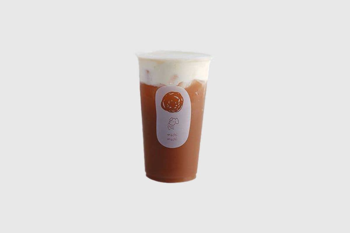 Black Tea with Cream Foam