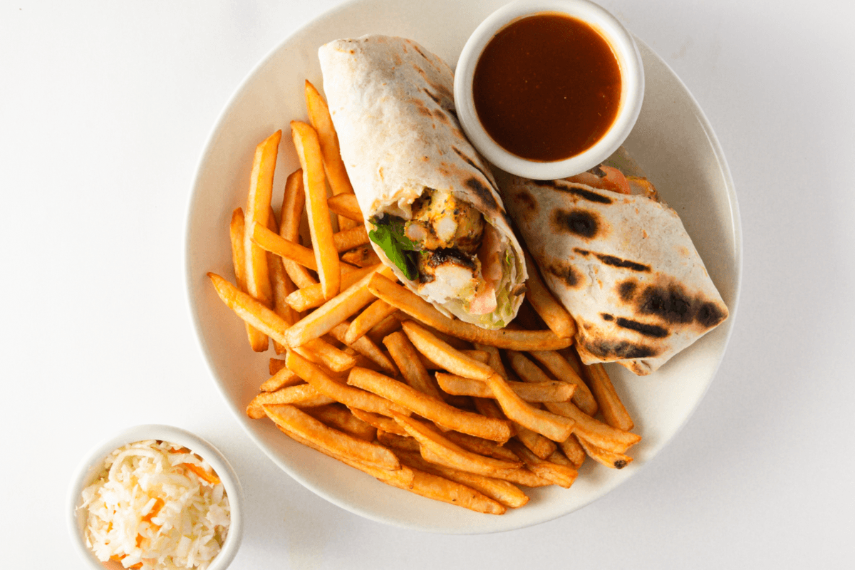 Wrap au poulet grillé