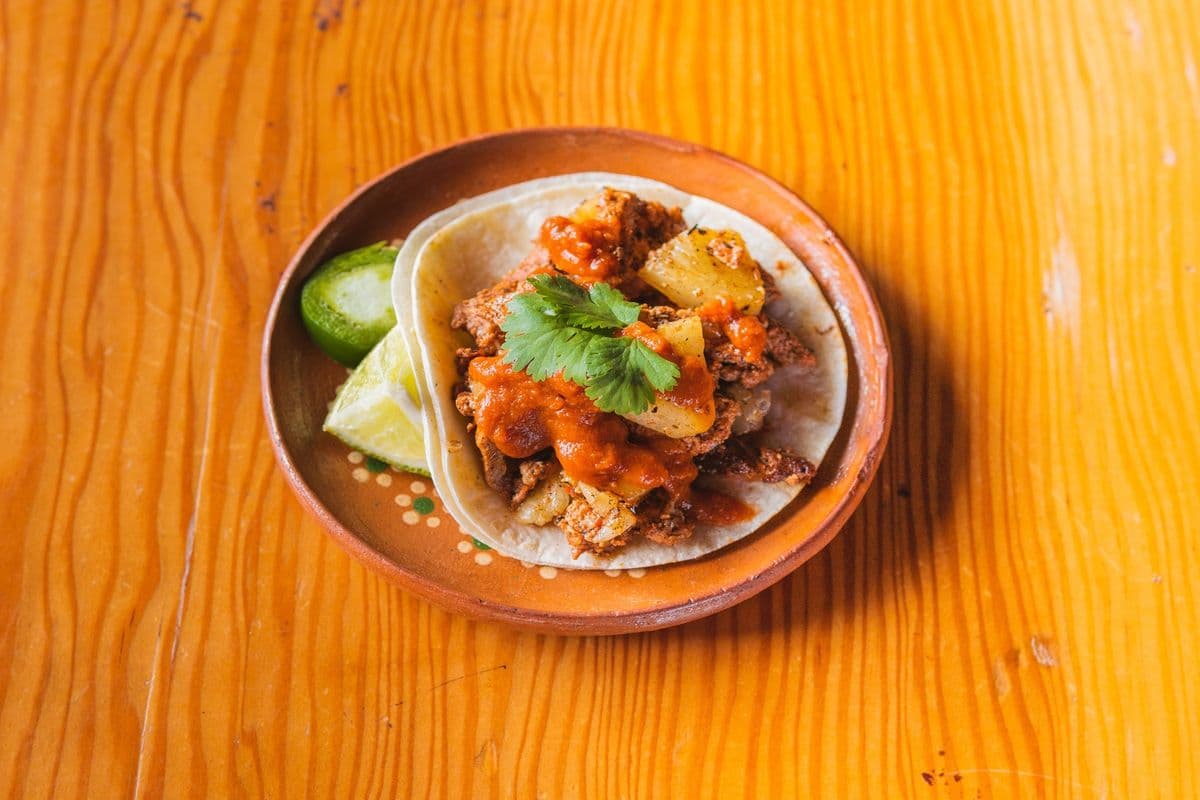 Spit-Roasted Pork and Pineapple (Al Pastor) (Single)