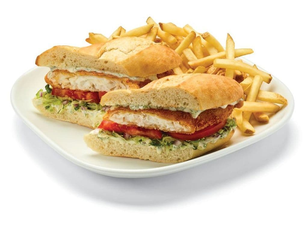 Crispy Haddock Sandwich 