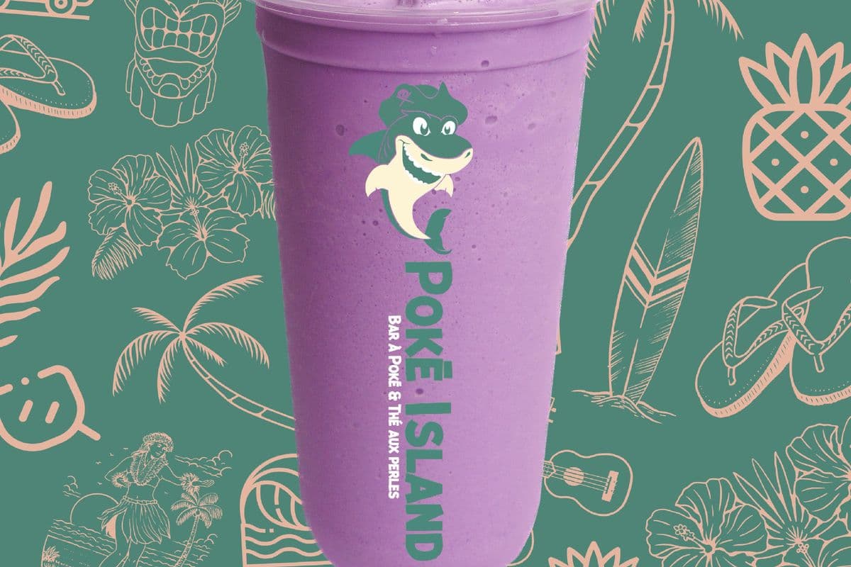 Frappé taro / taro slush