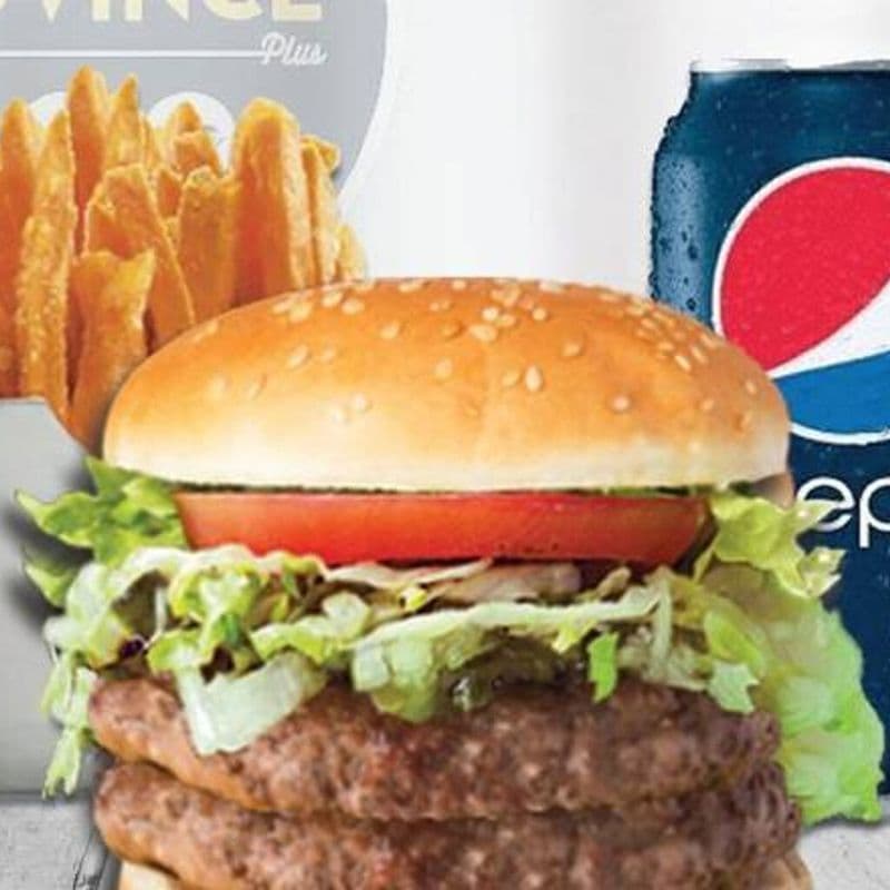 Trio hamburger double