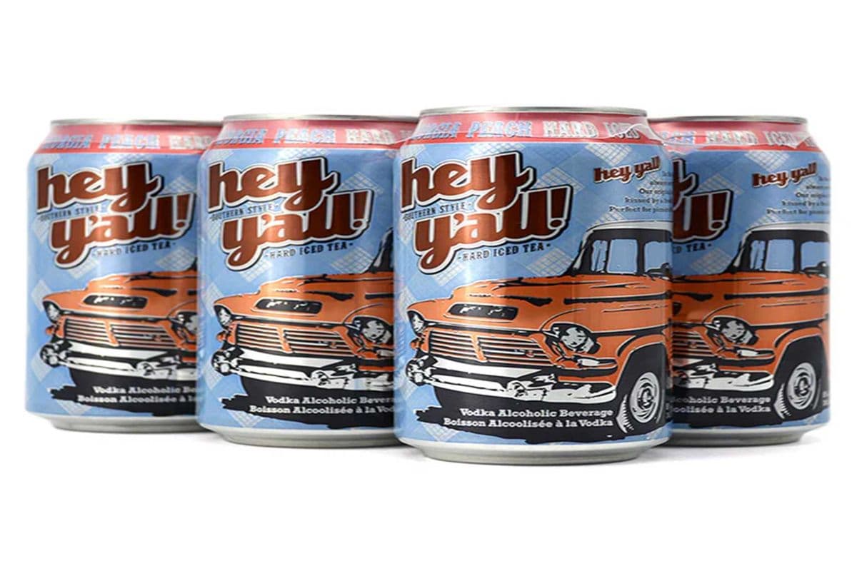 778623. HEY Y'ALL GEORGIA PEACH HARD ICED TEA (1 x 6pc)
