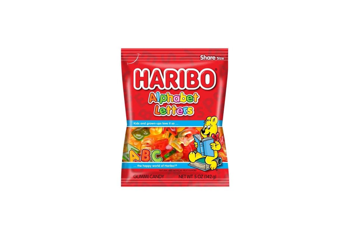 Haribo Alphabet Letters (5oz) (110 Cal)