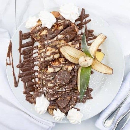 Pain doré aux bananes et chocolat / Chocolate and Bananas French Toasts