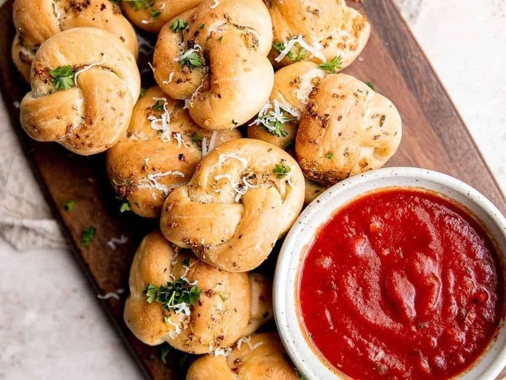 Garlic Parm Knots