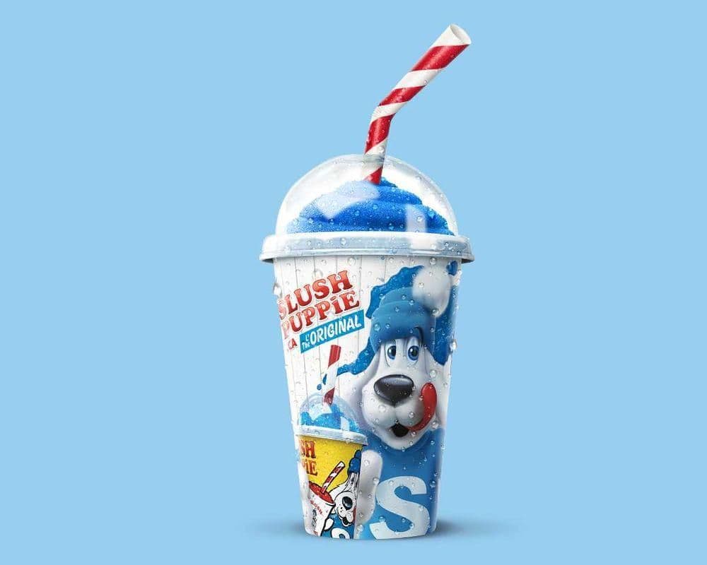 Large Blue Raspberry Slush Puppie
