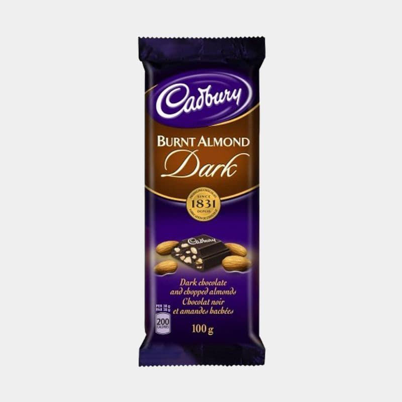 Cadbury Burnt Almond Dark Chocolate
