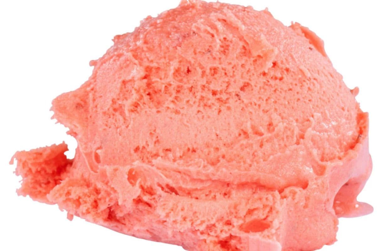Strawberry Sorbet Ice Cream
