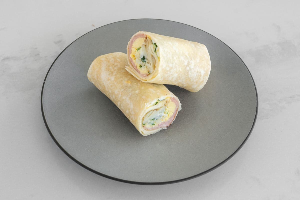 Ham and Cheese Breakfast Wrap