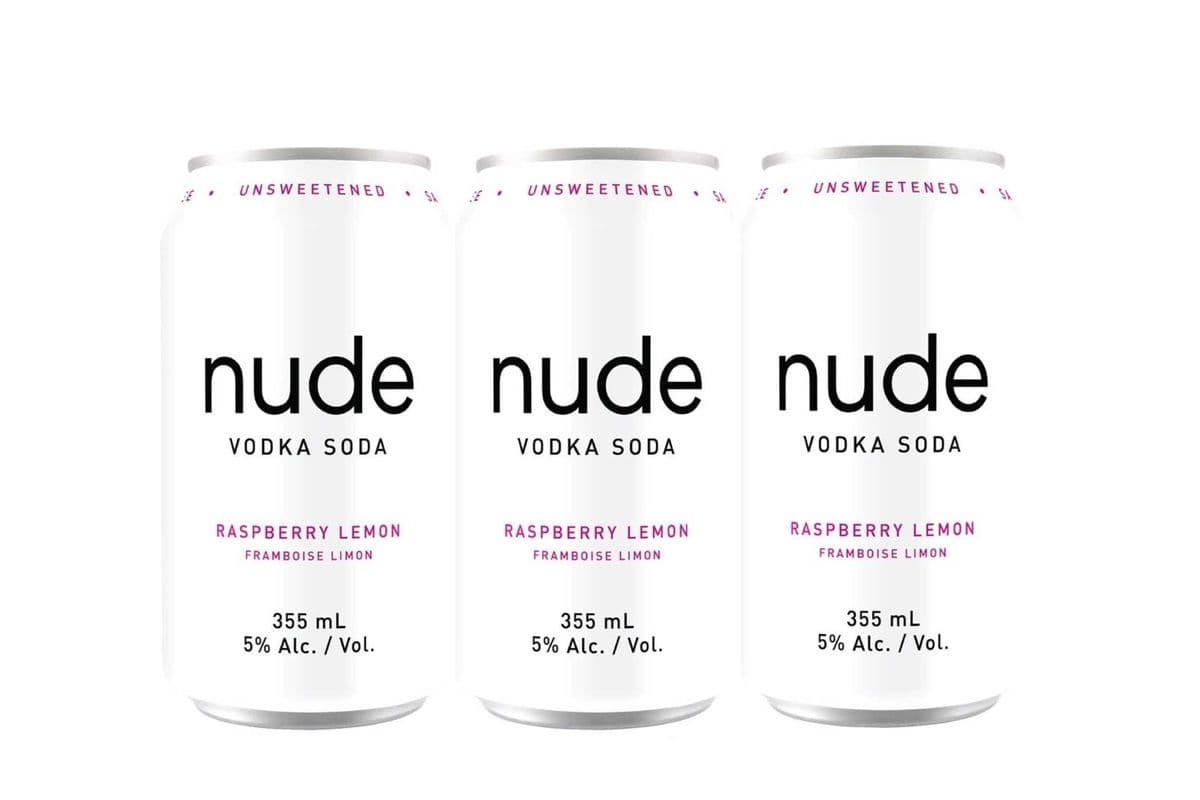 Nude Vodka Soda Raspberry Lemon (6 x 355ml)