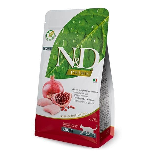 Farmina N&D Prime Chicken & Pomegranate Grain-Free Formula Dry Adult Cat 3.3lbs