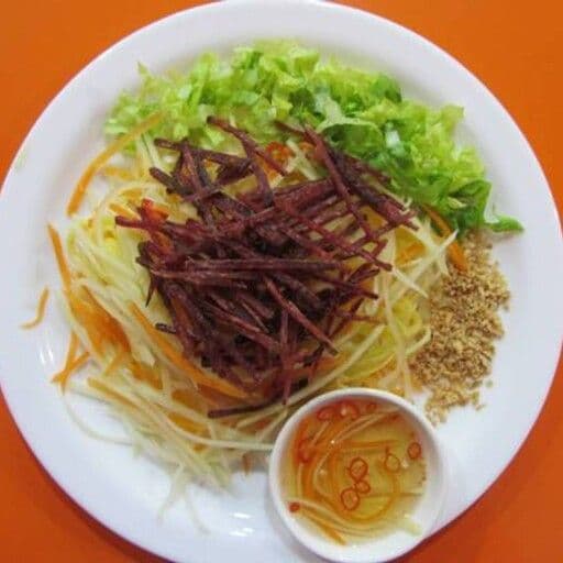 A10. Green Papaya Salad with Beef Jerky