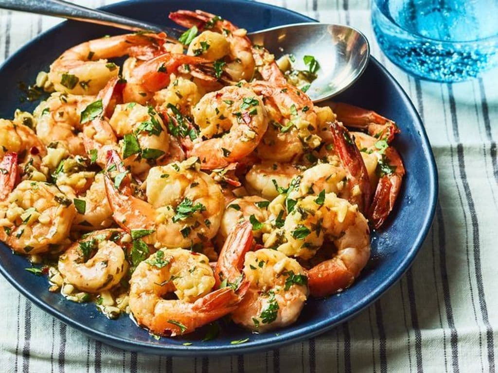 Butter Garlic Prawns