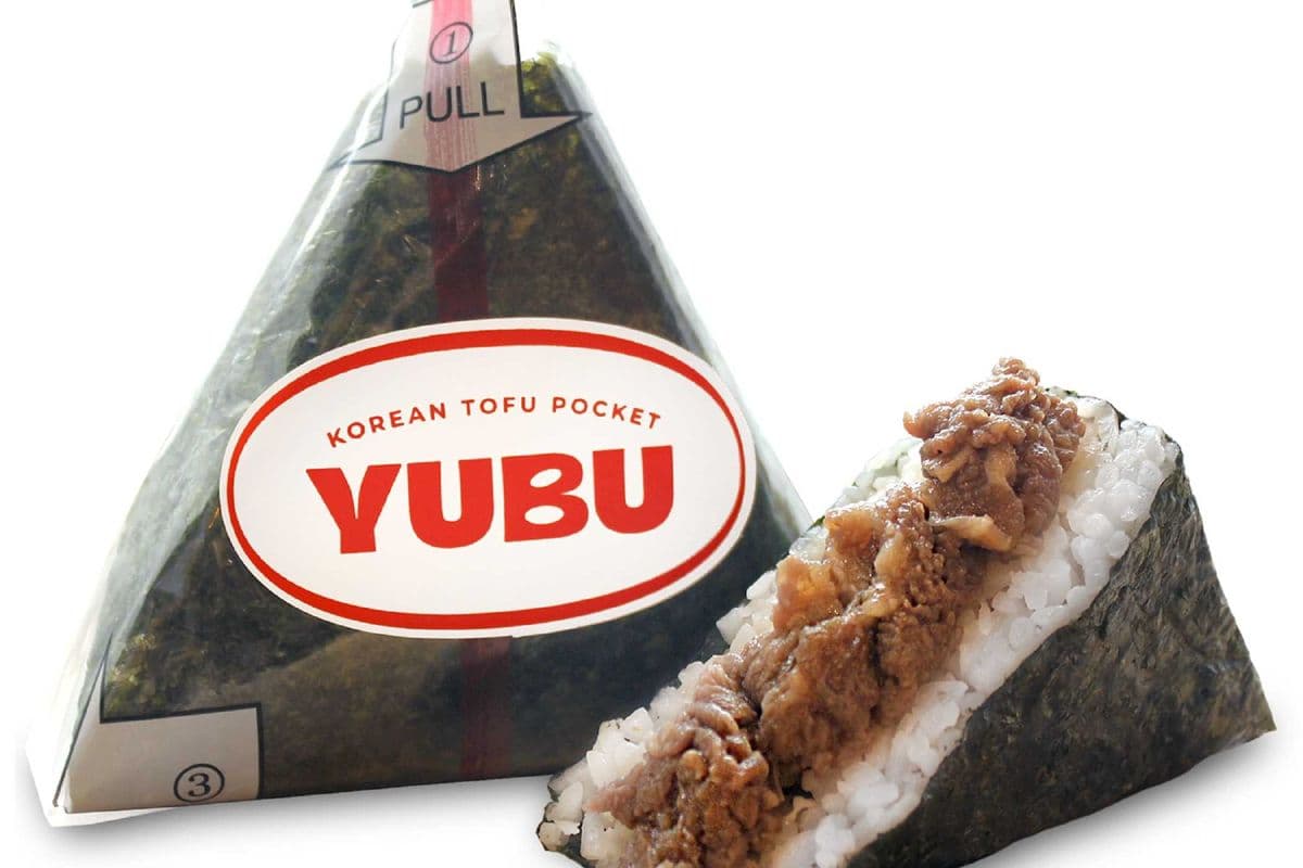 Bulgogi (marinated beef slices) Triangle Gimbap