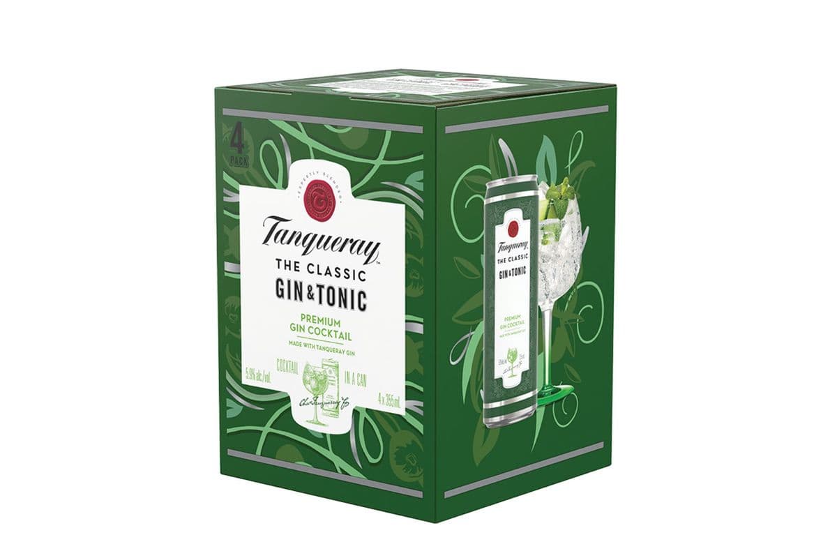 Tanqueray Gin & Tonic (4 x 355mL cans)