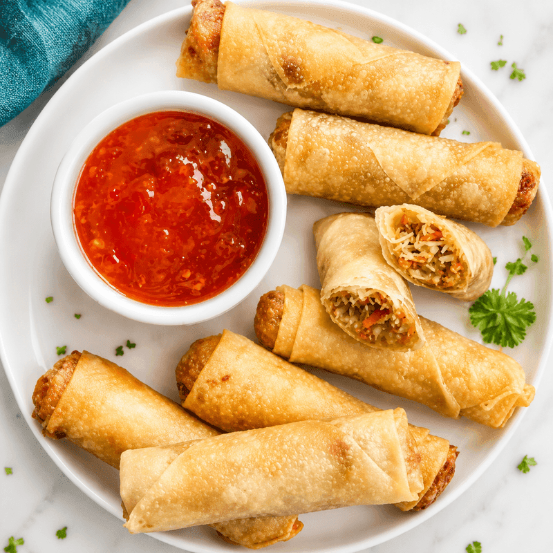 CHICKEN SPRING ROLLS