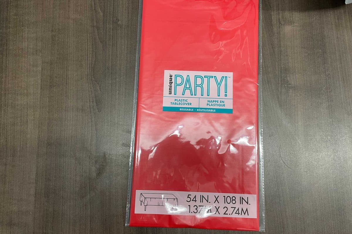 Red Basic Table Cover (54" x 108")