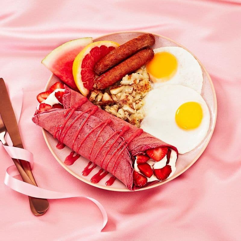 Brunch rosé sucré-salé / Sweet & savoury rosé brunch