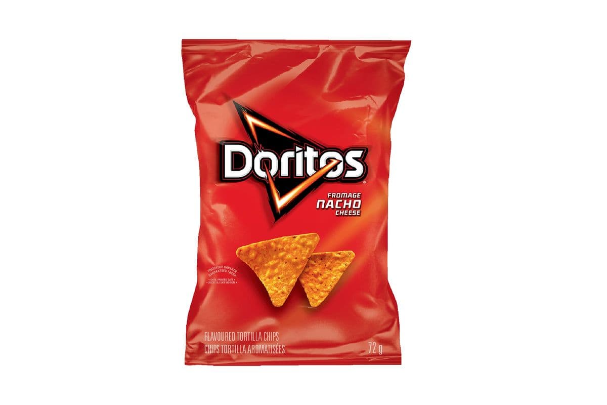 Doritos fromage nacho (72g) 77823 / Doritos Nacho Cheese Tortilla Chips (72g) 77823