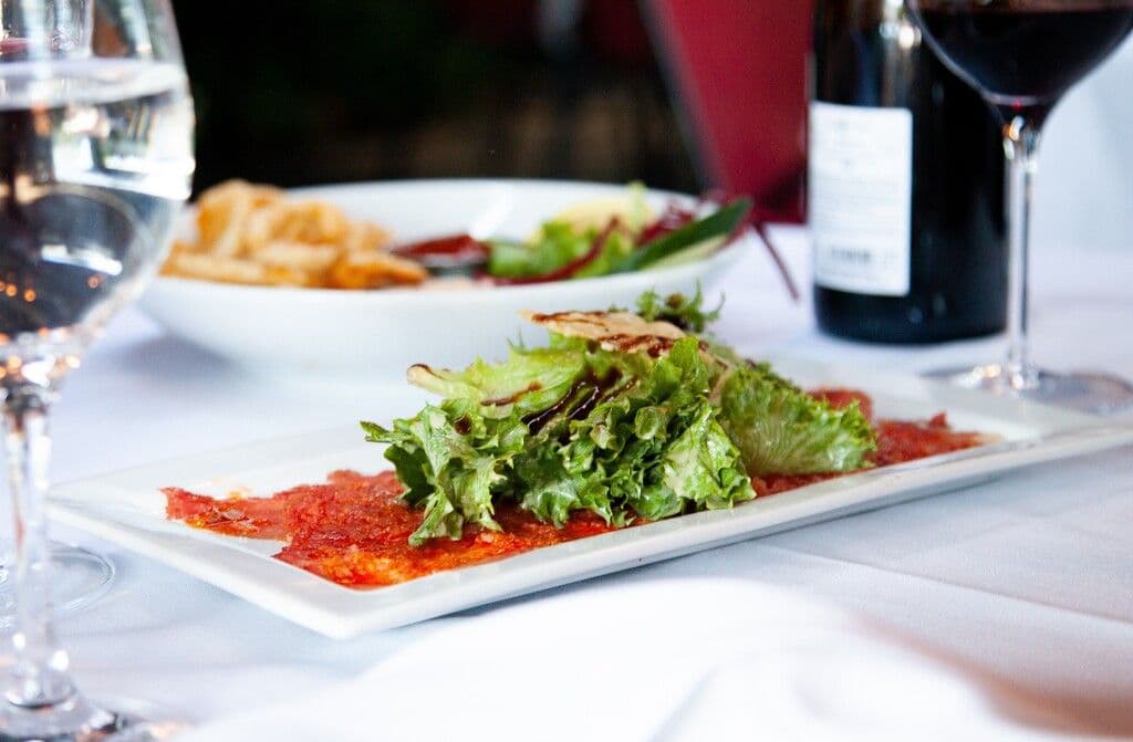 Carpaccio de filet mignon Sans Gluten / Gluten Free Filet Mignon Carpaccio