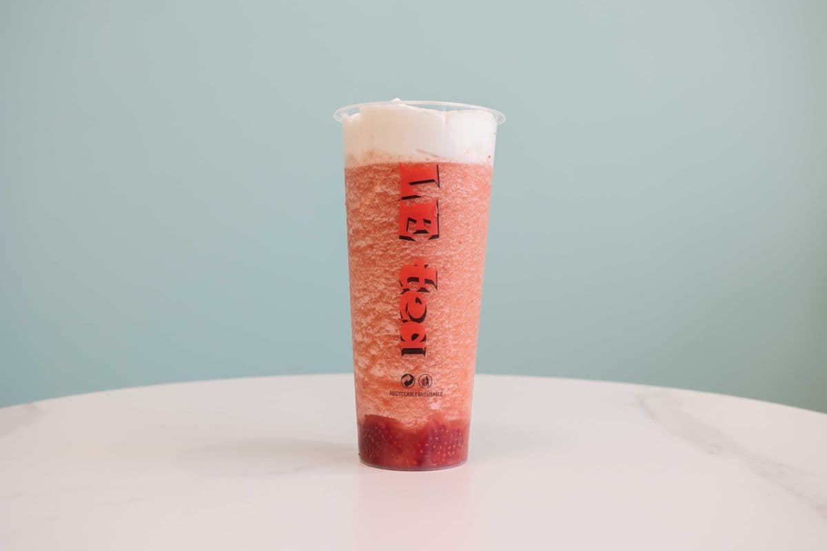 MF2. Large Strawberry Cheese Milk Foam