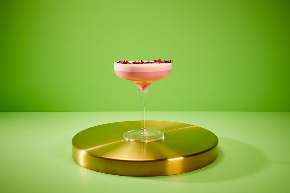 Iced Rose and Lychee Martini