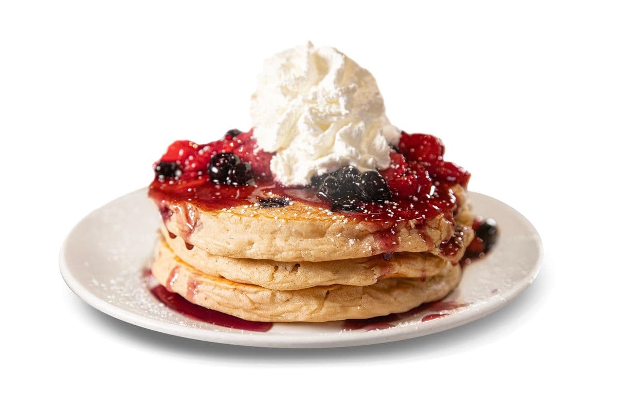 Strawberry Blueberry Pancakes