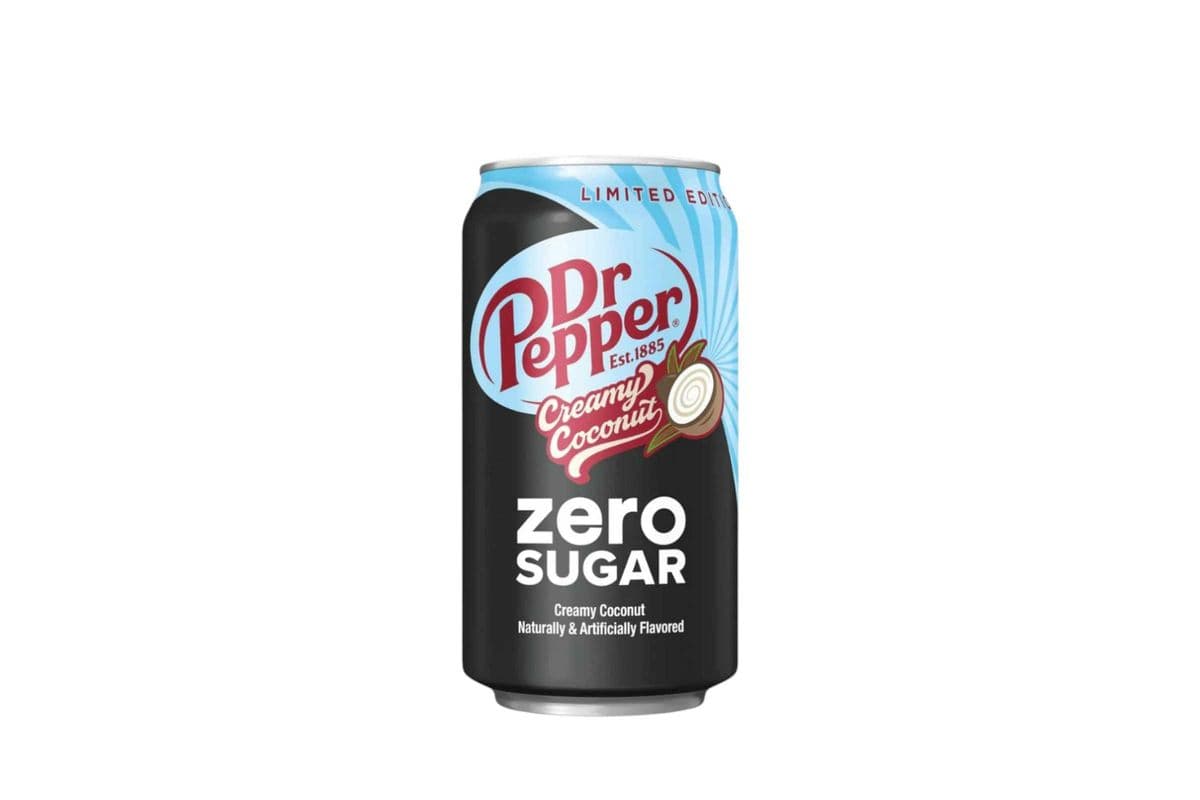Dr Pepper Creamy Coconut Zero Sugar (US) (355ml) (0 Cal)