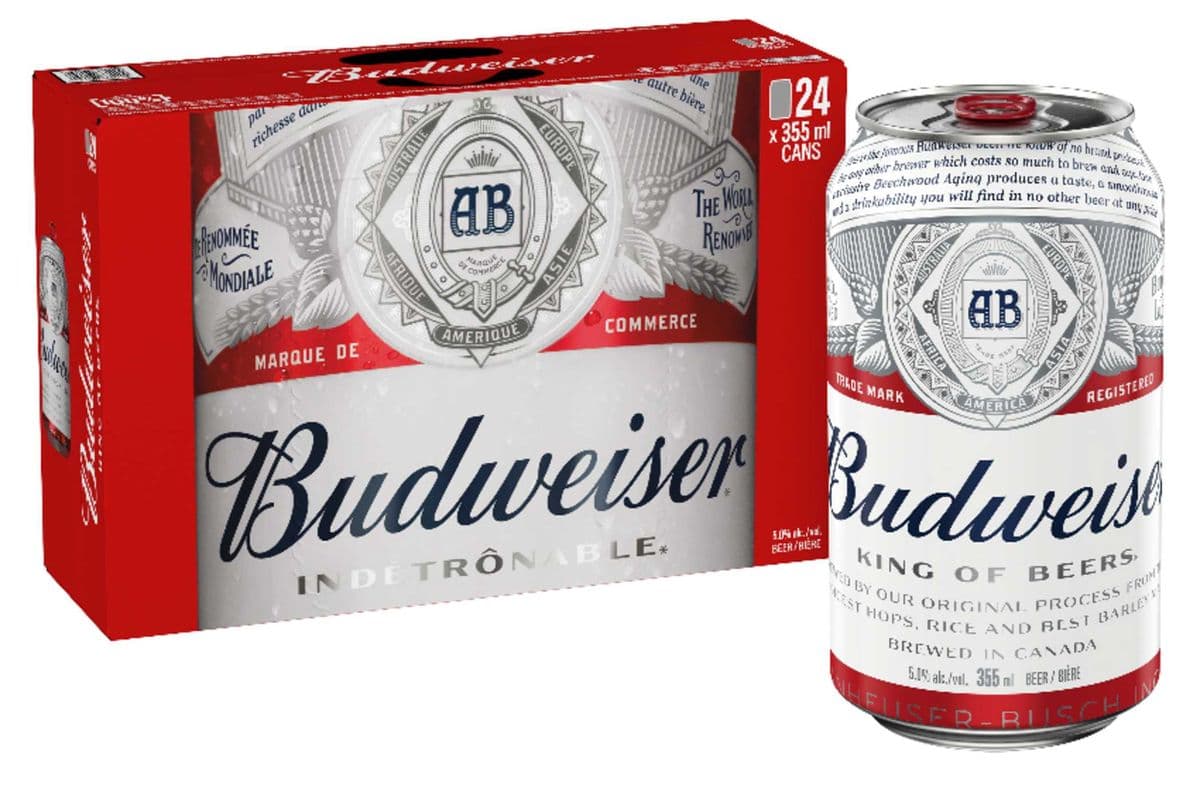 Budweiser Beer 24PK 355ML CANS (24 x 355 ml)