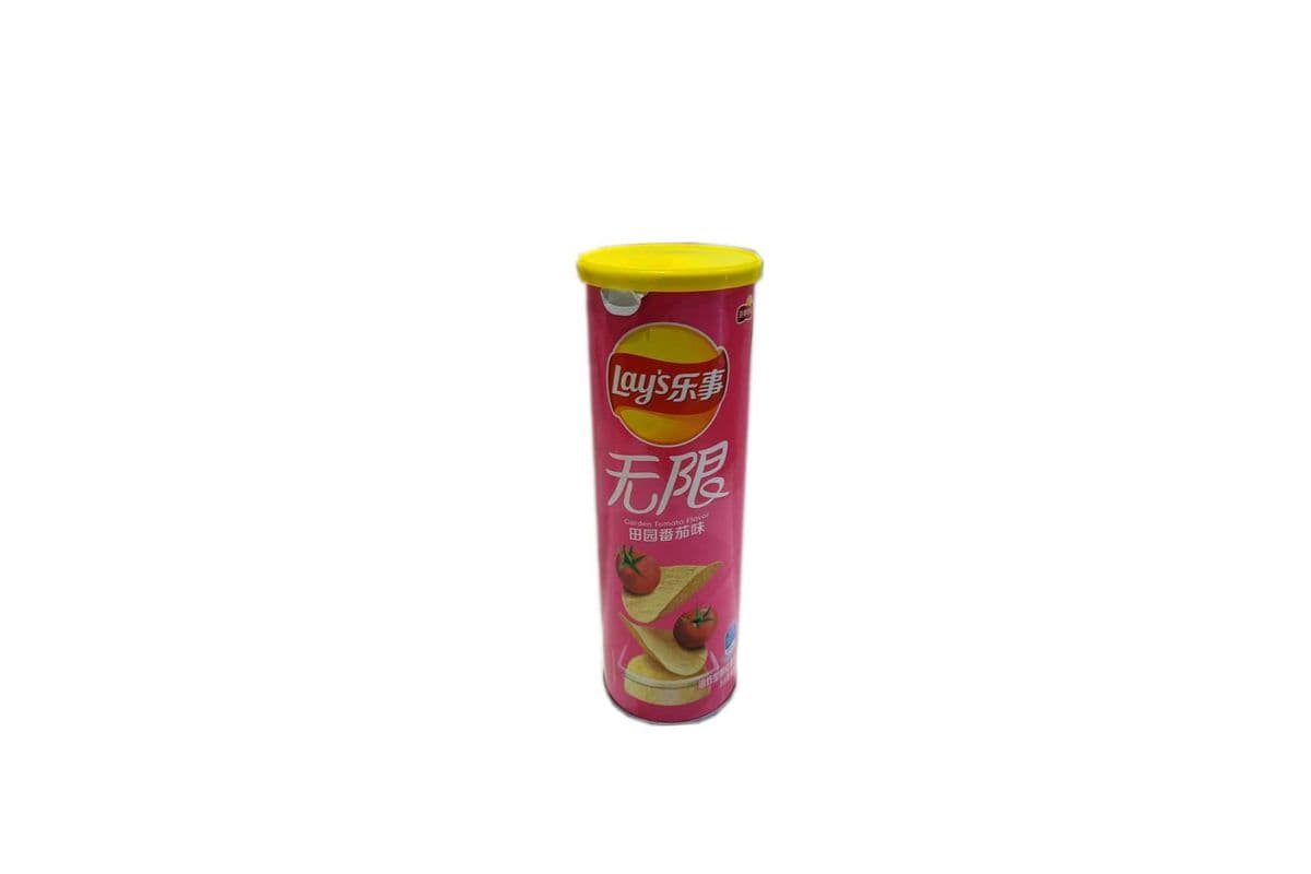Lay's Potato Chips Tomato Flavor（乐事 无限番茄味 罐装）