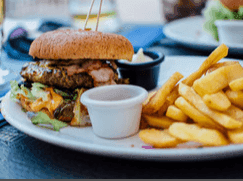 Cadillac Burger Combo
