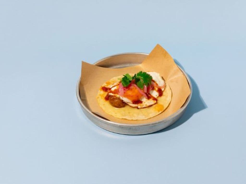 Beef and Egg Taco