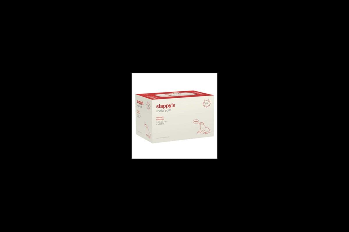 SLAPPY'S RASPBERRY VODKA SODA (6*355ML) (6 x 6*355ML)
