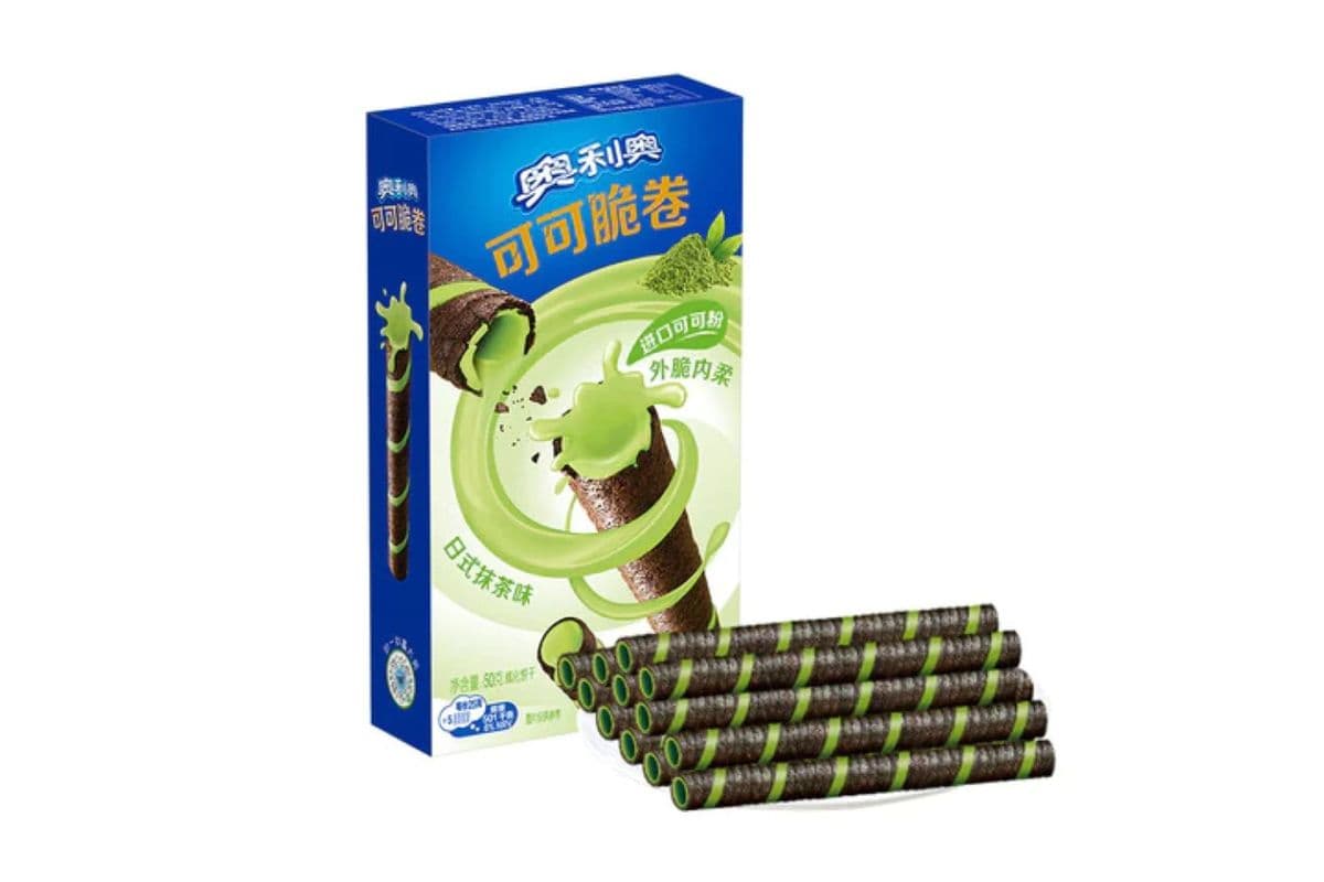 Oreo Wafer Rolls-Matcha Flavour (China) Small Pack