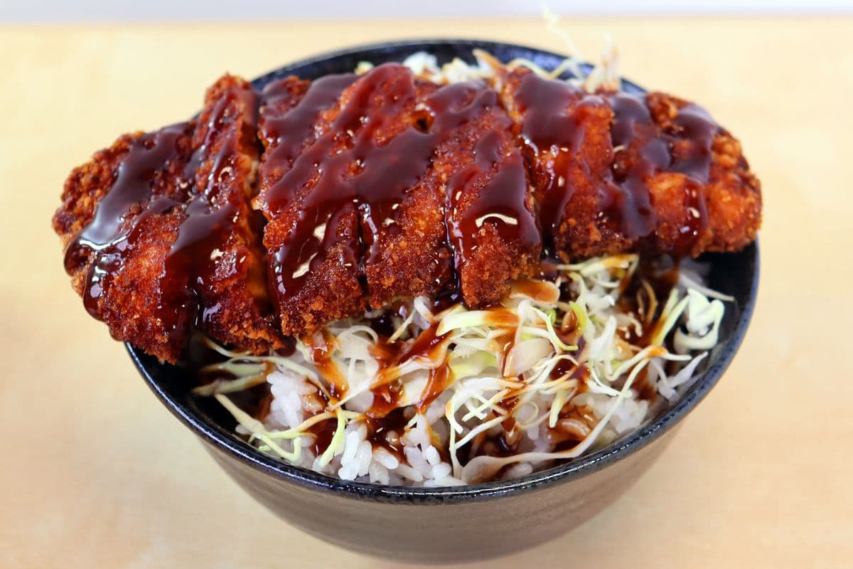 Sauce Cutlet Don (Pork Cutlet Rice Bowl)