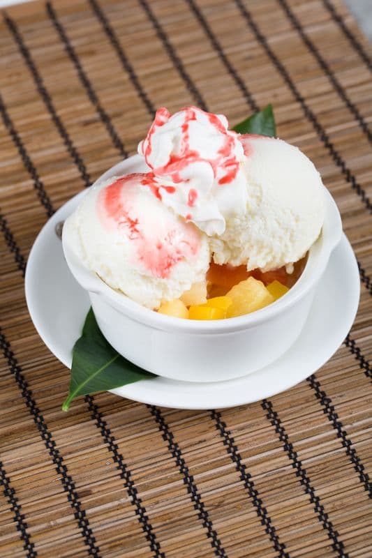 T5. Mixed Fruit with Ice Cream