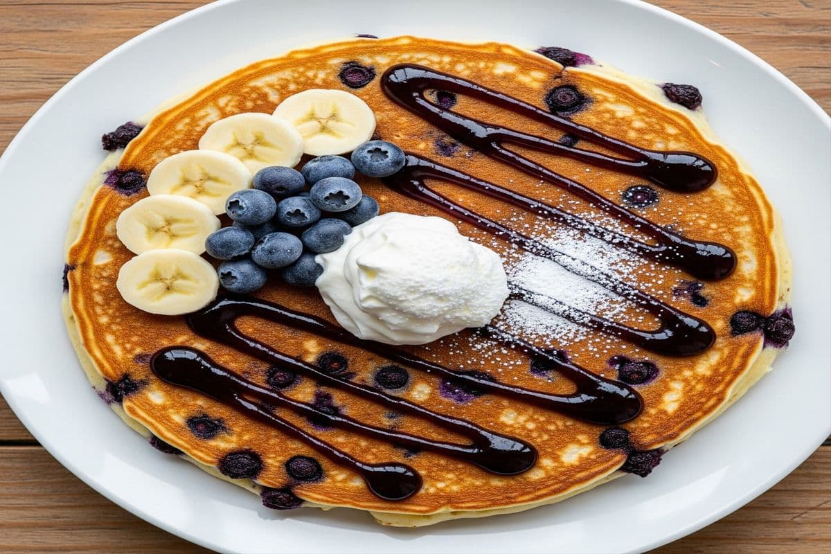 Blueberry Banana Pancakes