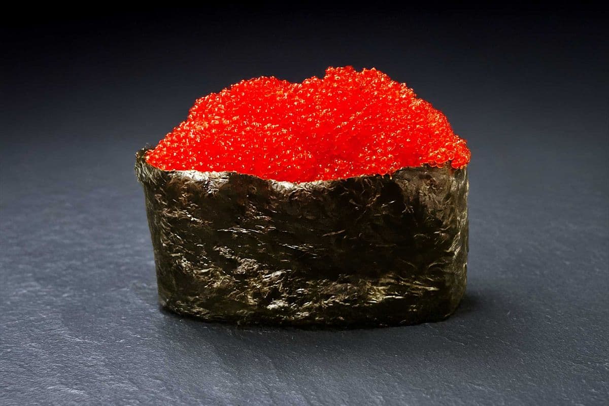 Tobiko Nigiri (Flying fish roe)