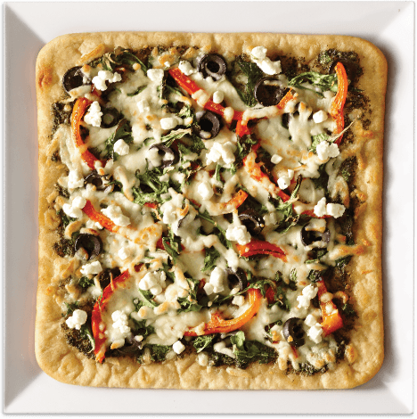 Pizza méditérranée (modérée) / Mediterranean Pizza (Modest)