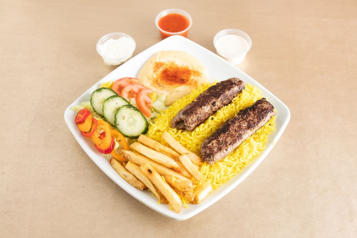 Beef Kebab Plate