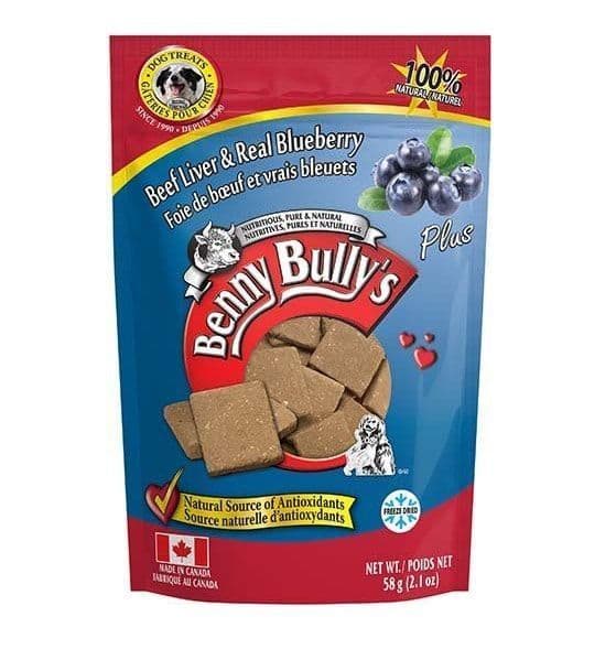 Benny Bullys Pure Liver Plus Real Blueberry 58 g