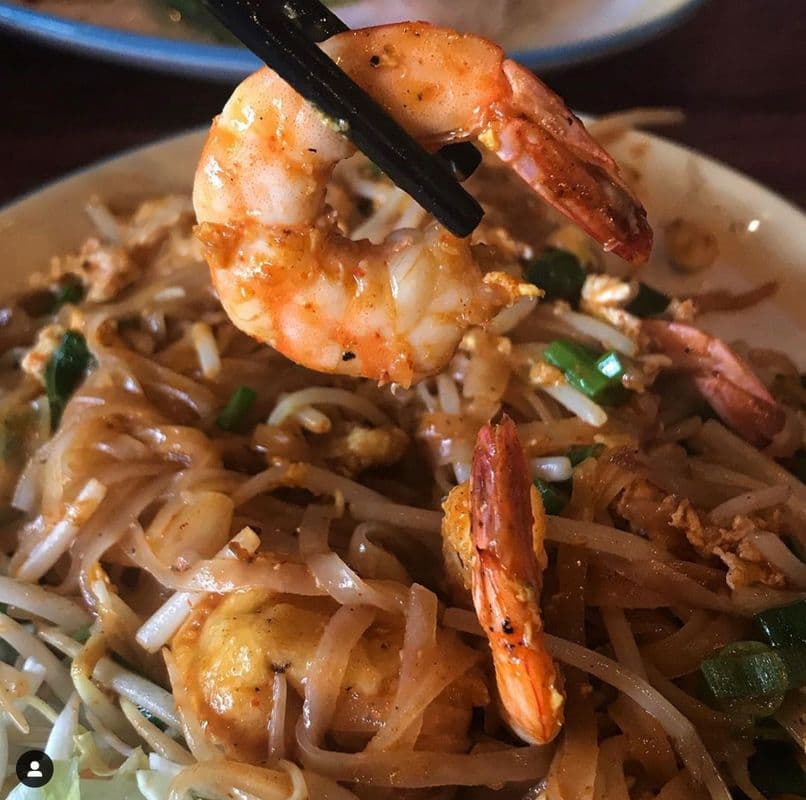 Pad Thai Shrimp (peanuts)