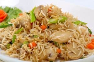 Mushroom Fried Rice