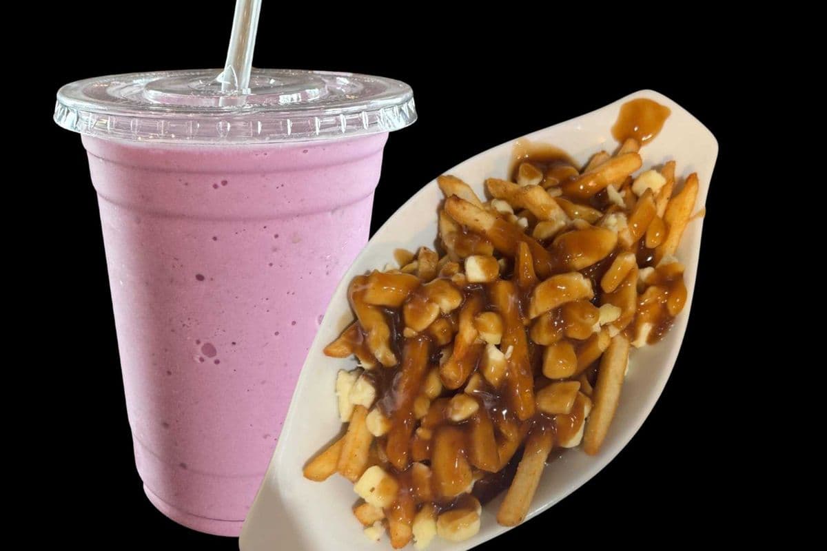 Poutine and Milkshake