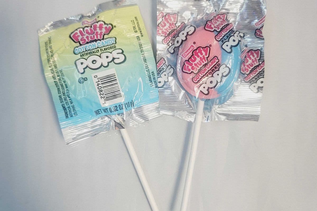 Fluffy Stuff Cotton Candy Flavored Pops (17.5 g)