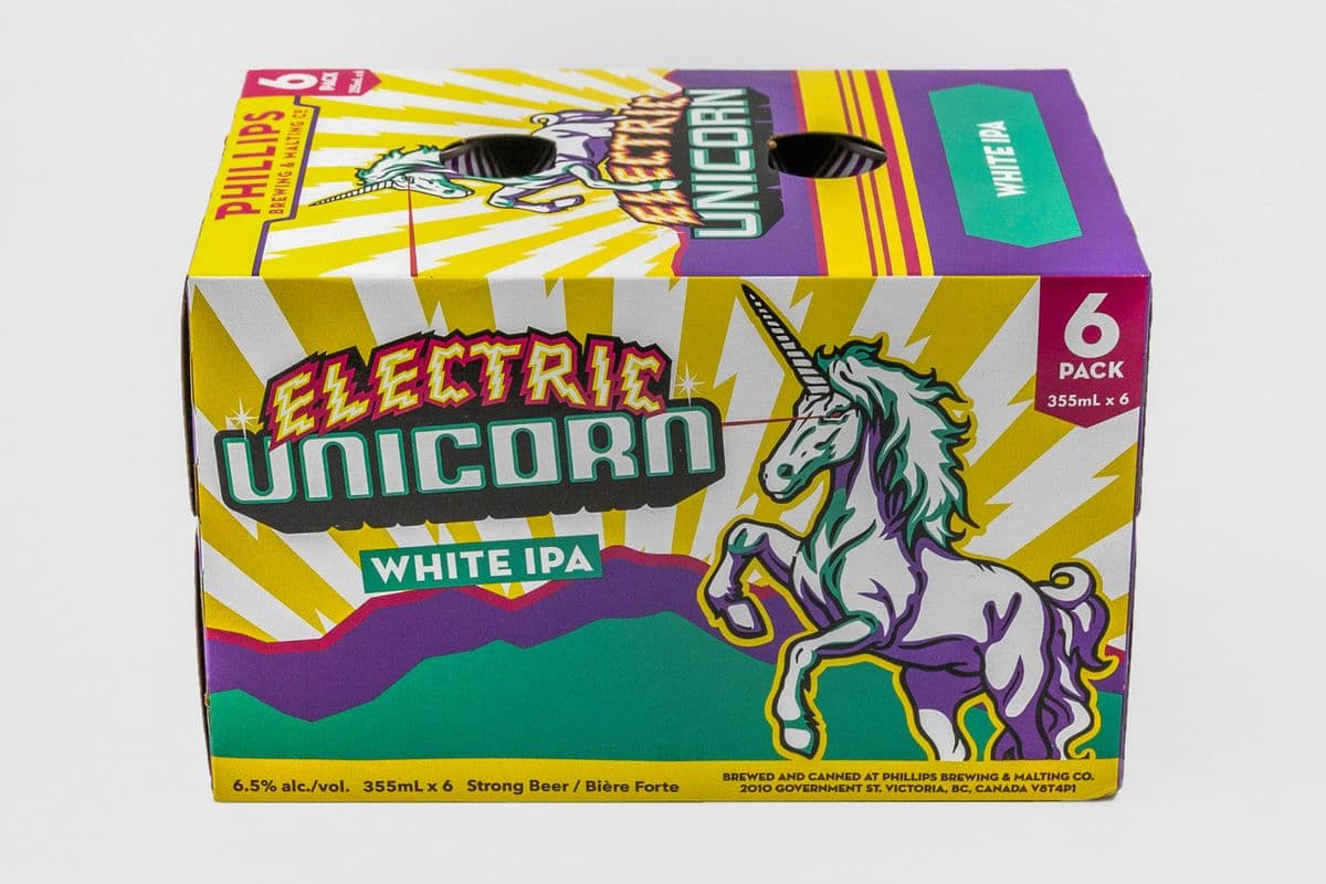 Phillips Electric Unicorn White 8pk (1 x 8 Cans)