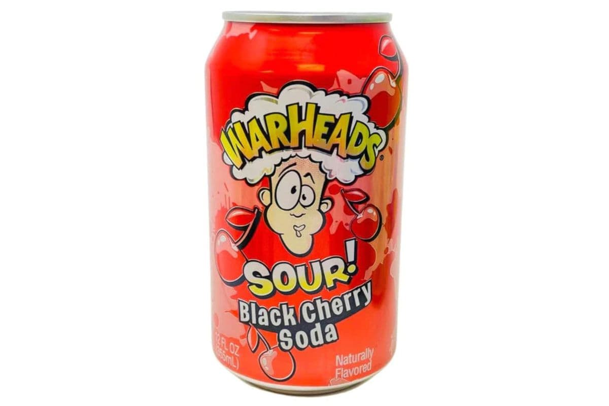 Warheads Sour Soda Black Cherry (355 ml)